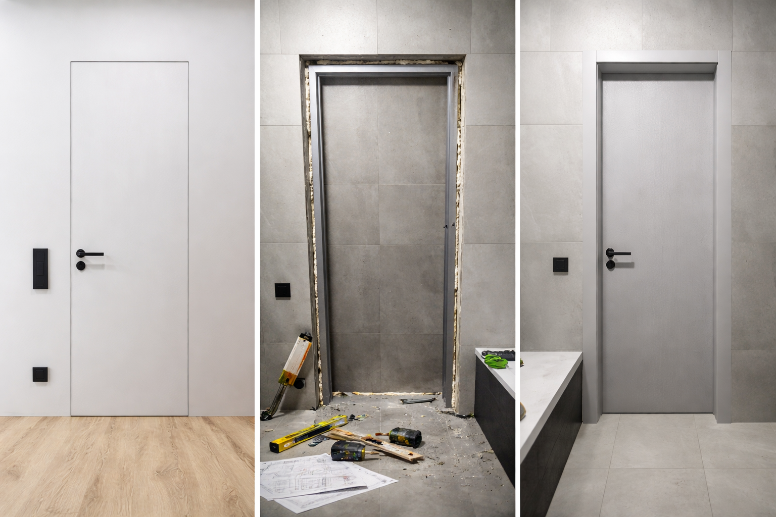 Ошибки при установке скрытых дверей и как их избежать